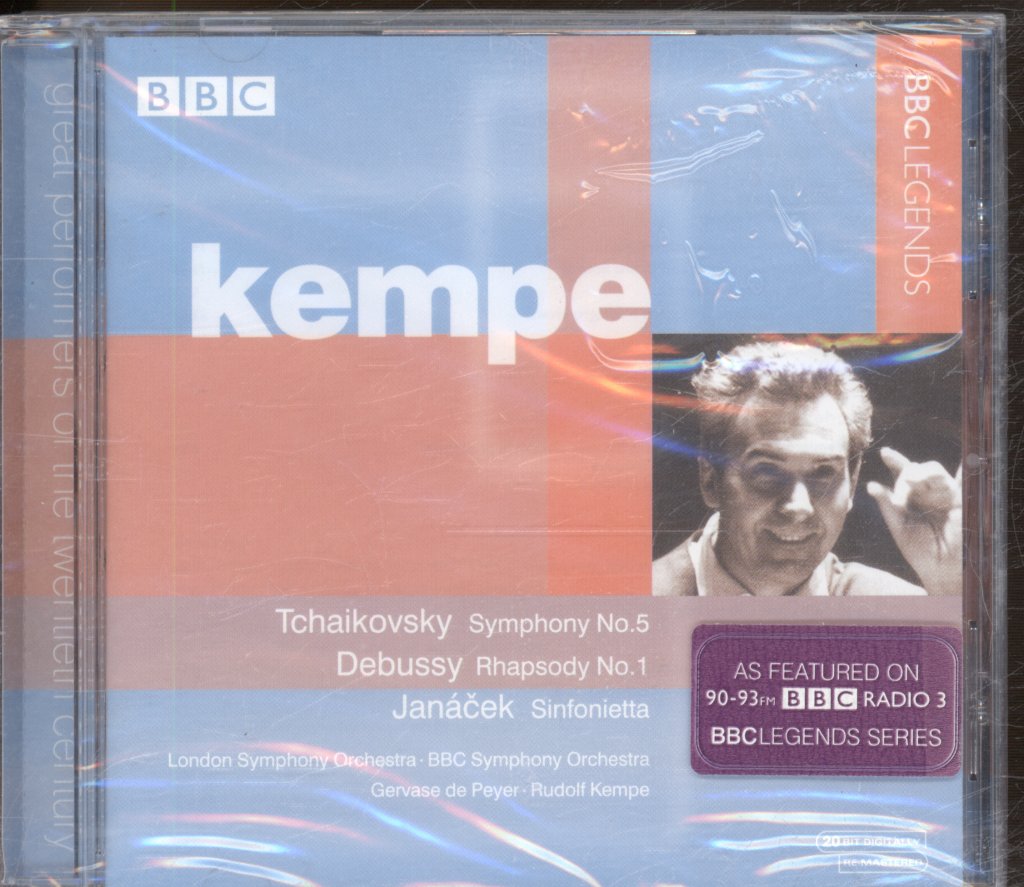 London Symphony Orchestra, Rudolf Kempe - Tchaikovsky / Debussy / Janacek - Symphony No. 5 / Rhapsody No. 1 / Sinfonietta - Cd