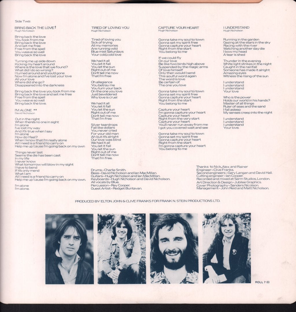 Blue (70'S Pop/Rock Group) - Another Night Time Flight - Lp