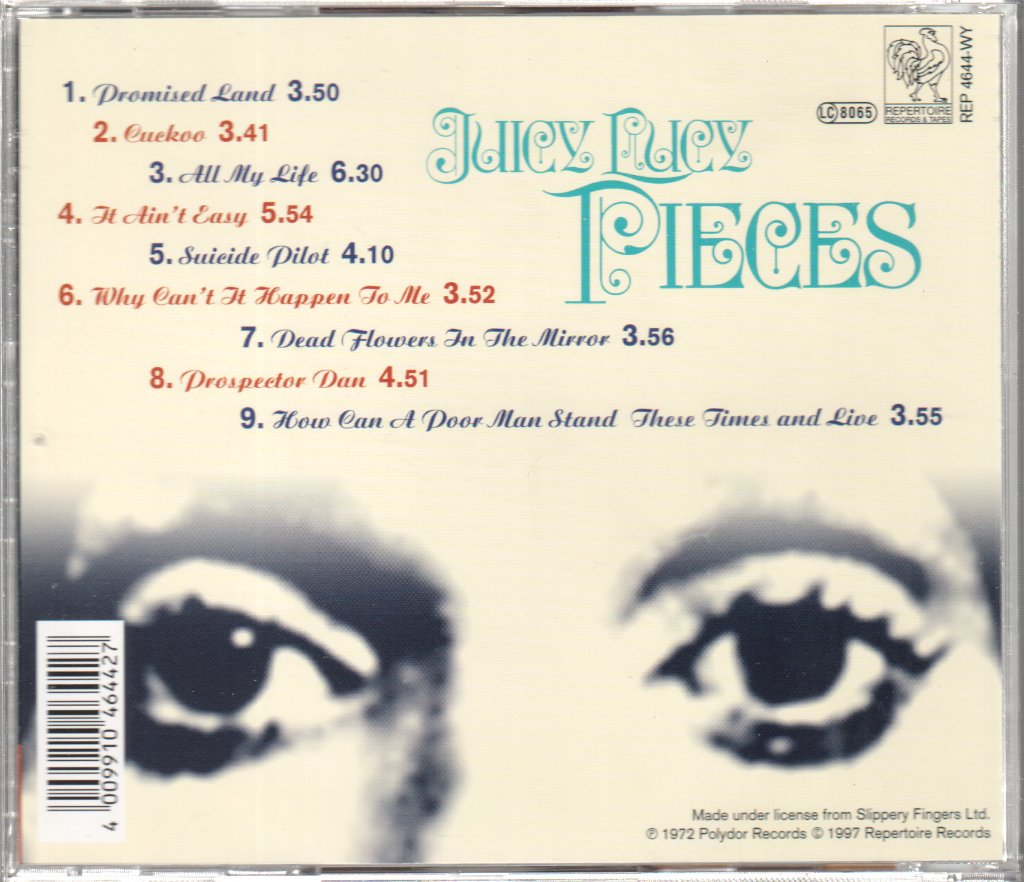 Juicy Lucy - Pieces - Cd