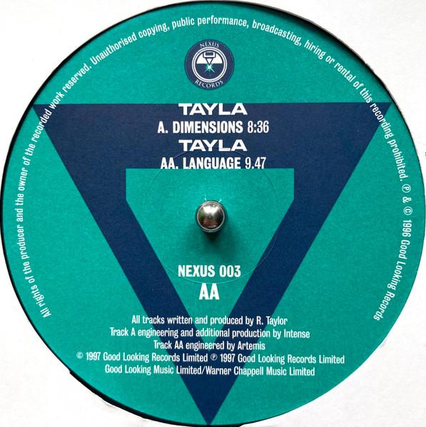 Tayla - Dimensions / Language - 12 Inch