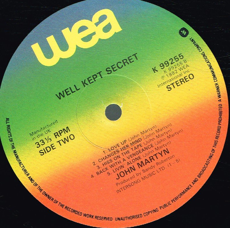 John Martyn - Well Kept Secret - Lp