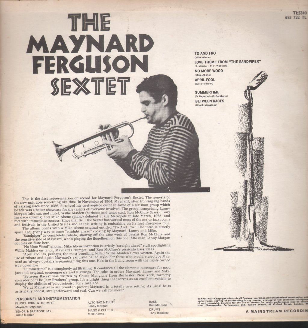 Maynard Ferguson Sextet - Maynard Ferguson Sextet - Lp