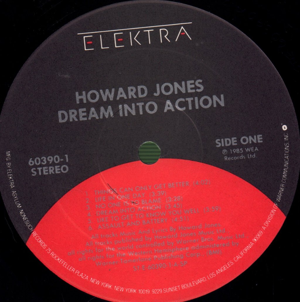 Howard Jones - Dream Into Action - Lp