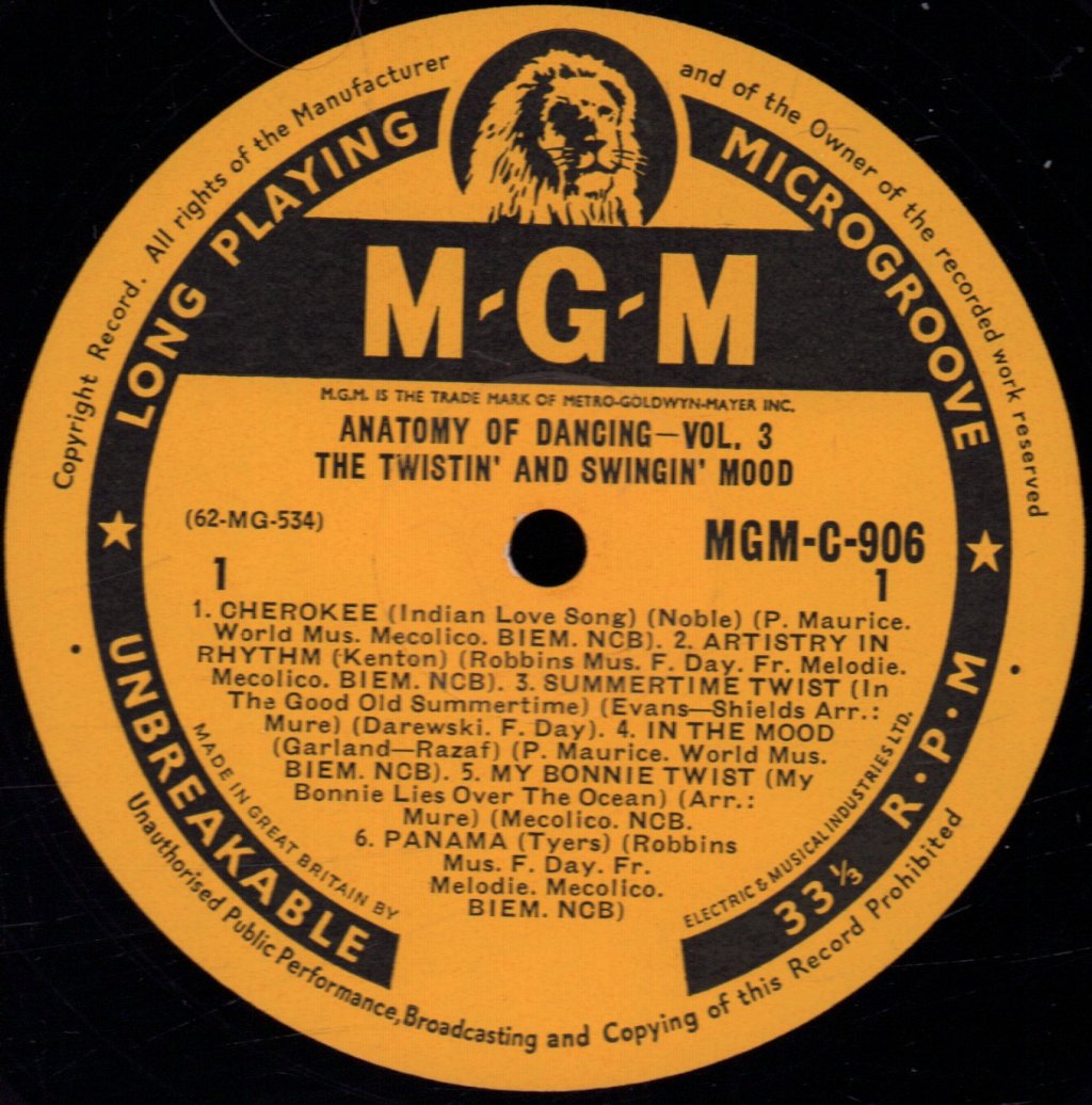 Various Artists - Anatomy Of Dancing, Vol.3, The Twistin' & Swingin' Mood - Lp