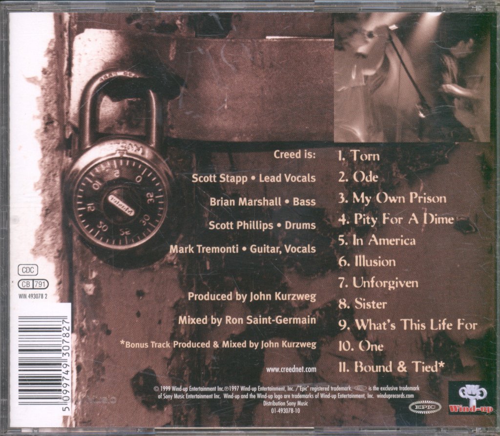 Creed - My Own Prison - Cd