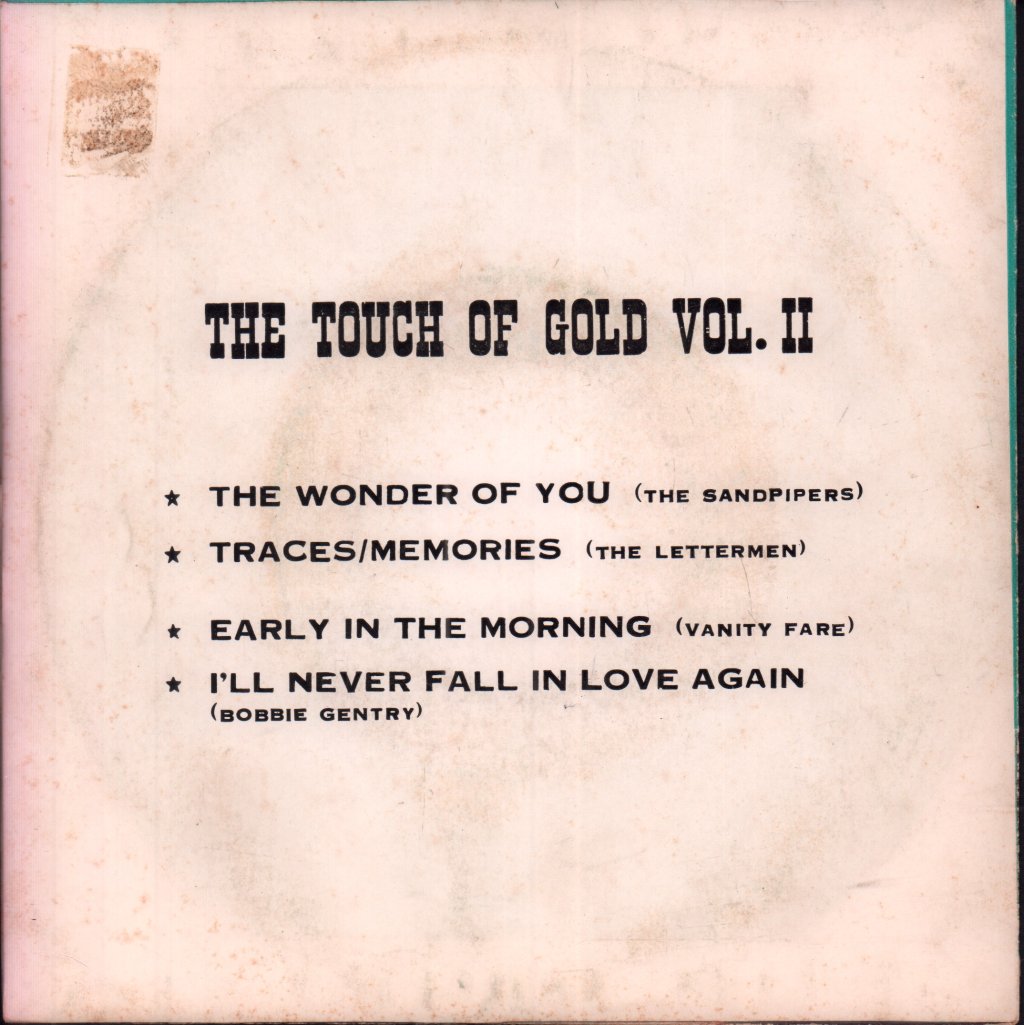 sandpipers / lettermen / vanity fare / bobbie gentry - tough of gold vol. II - 7 Inch