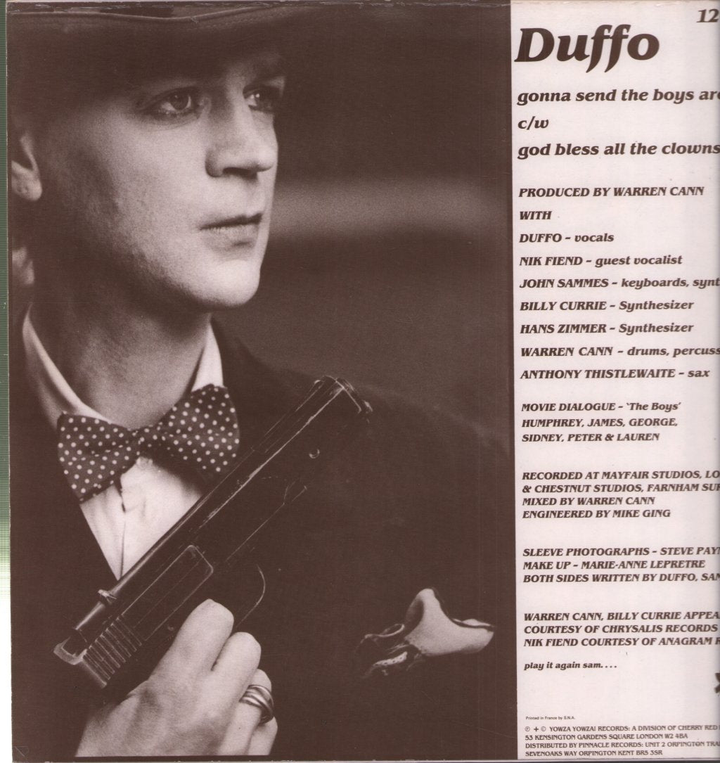 Duffo - Gonna Send The Boys Around - 12 Inch