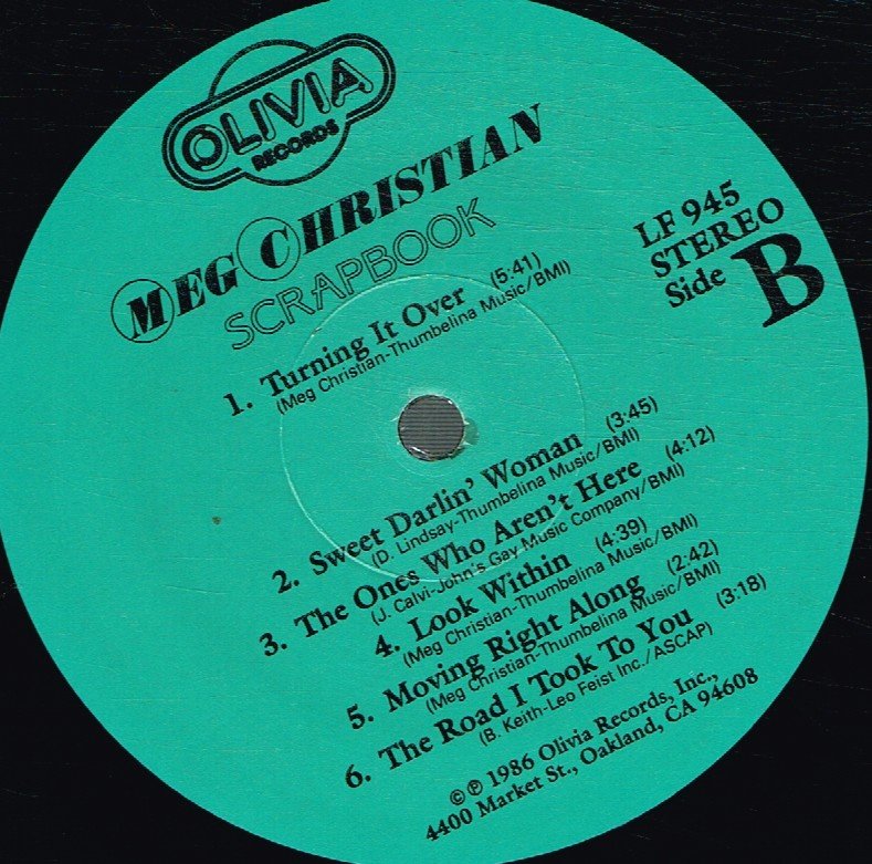 Meg Christian - Scrapbook - Lp