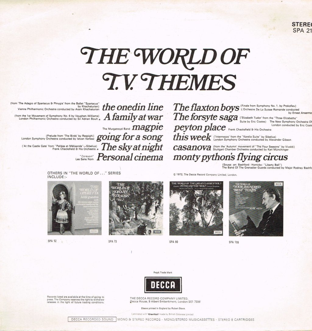 Various Artists - World Of Tv Themes - Lp