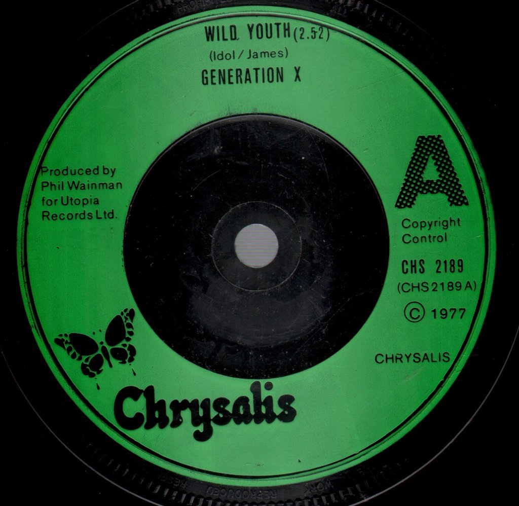 Generation X - Wild Youth - 7 Inch
