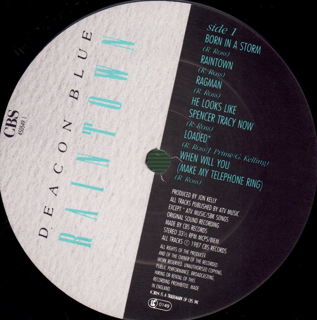 Deacon Blue - Raintown - Lp