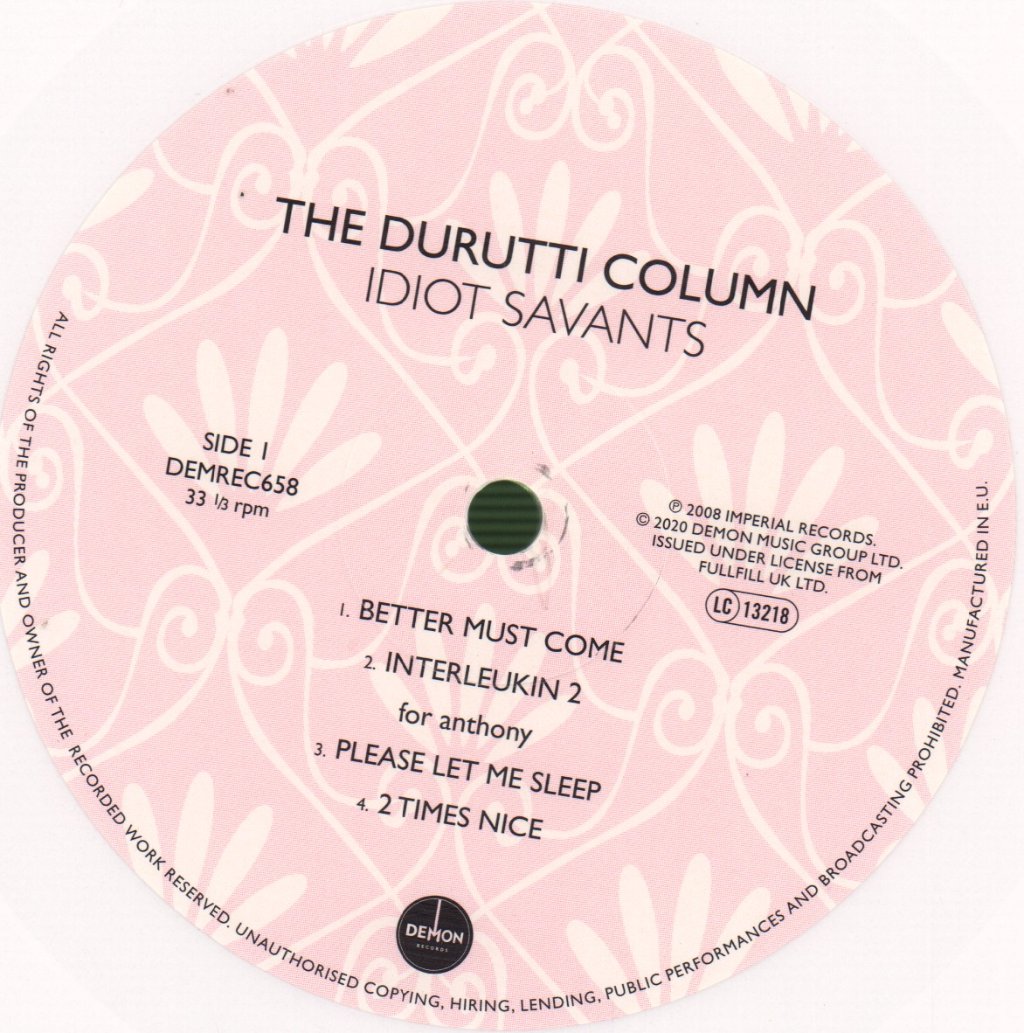 Durutti Column - Idiot Savants - Lp