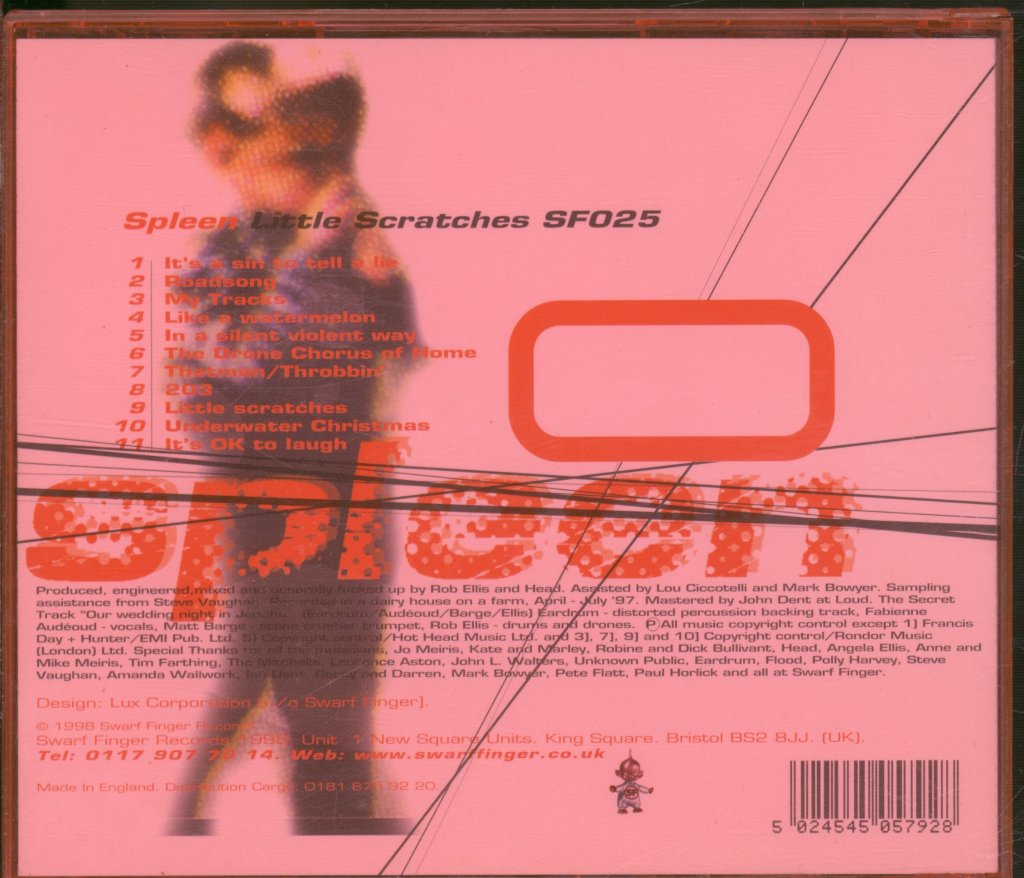 Spleen - Little Scratches - Cd