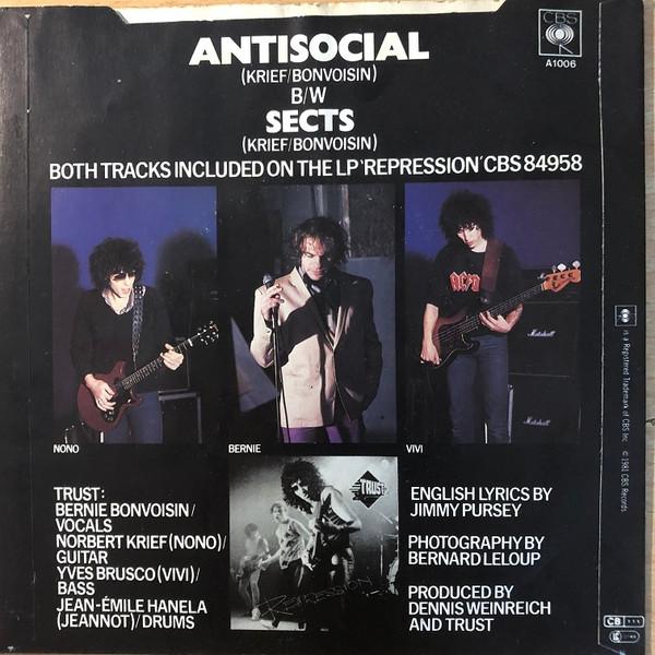 Trust - Antisocial - 7 Inch