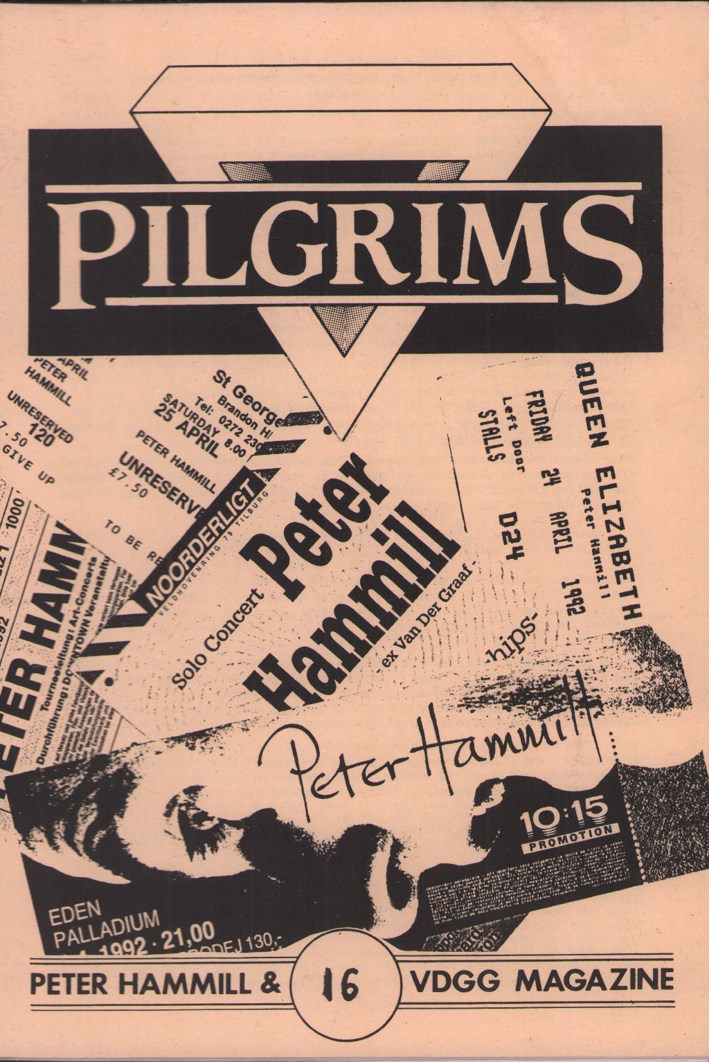 Peter Hammill and Van Der Graaf Generator - Pilgrims 16 - Fanzine