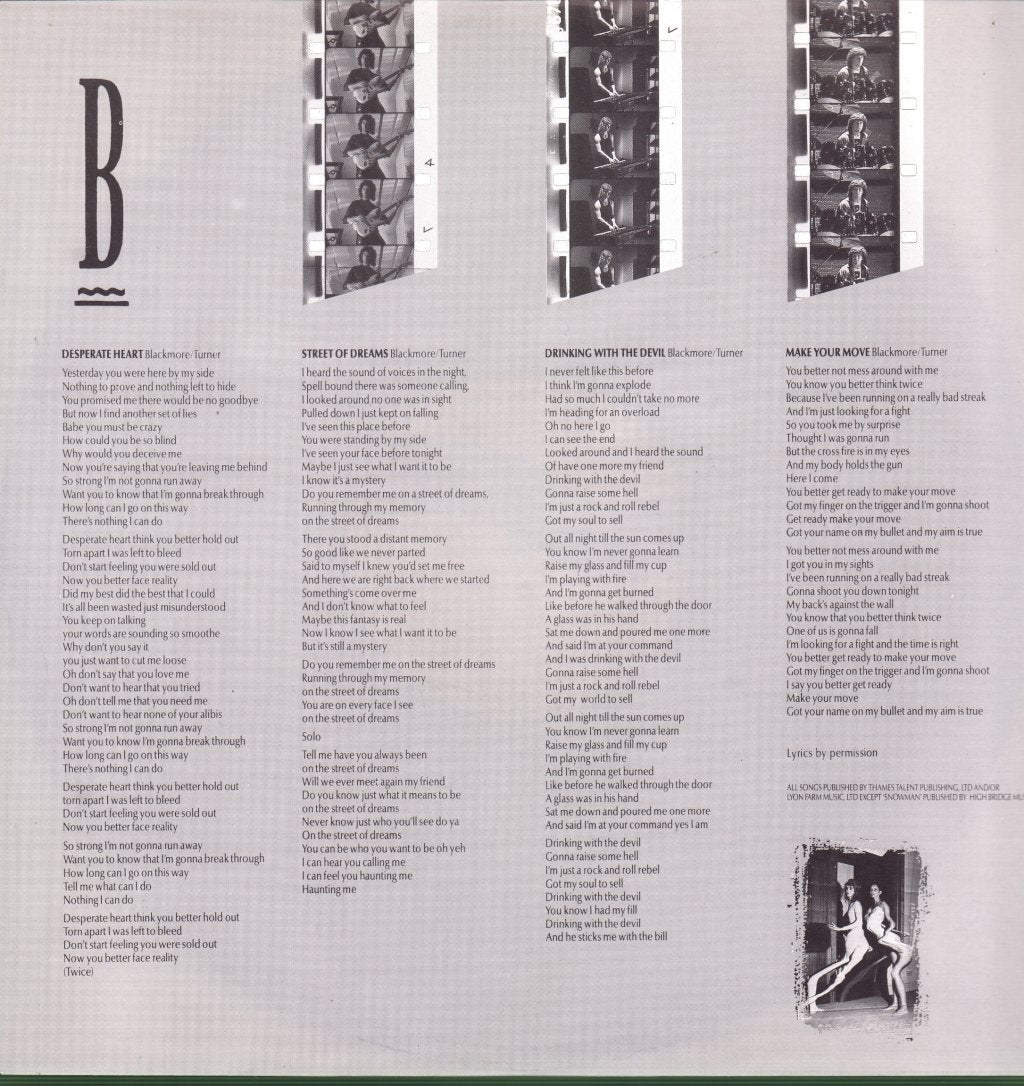 Rainbow - Bent Out Of Shape - Lp