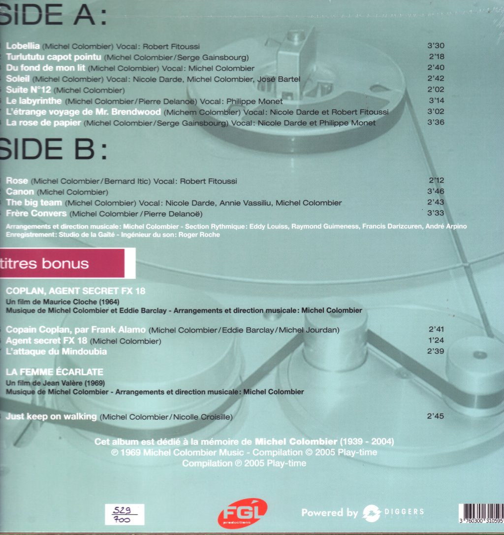 Michel Colombier - Capot Pointu - Lp