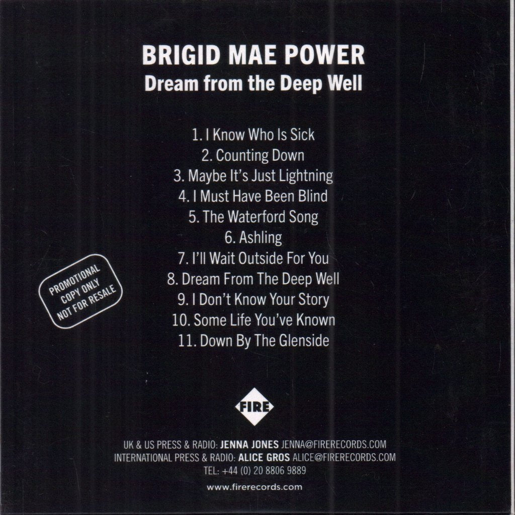 Tap Cd R File Brigid Mae Power - Dream From The Deep Well - Cdr – Vinyl Tap