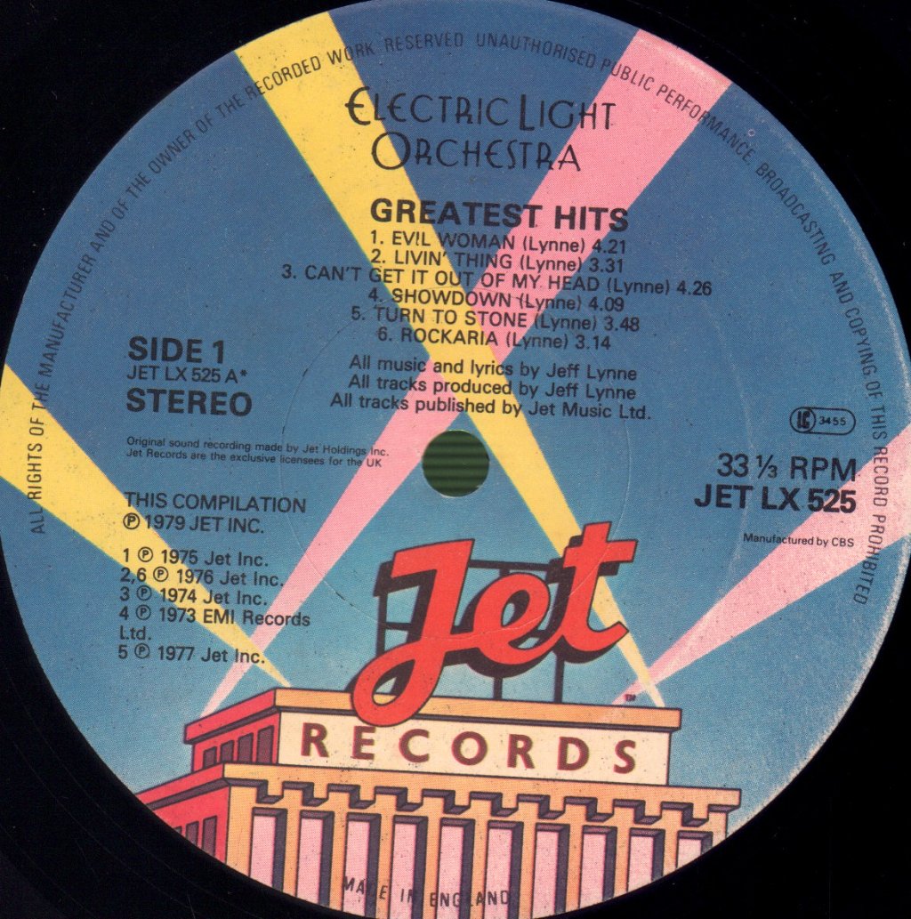Electric Light Orchestra - Greatest Hits - Lp