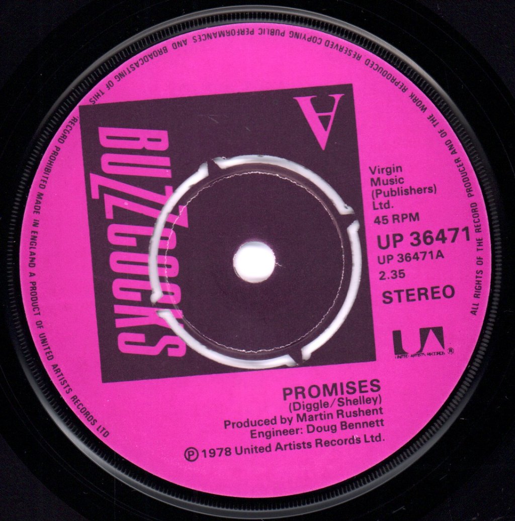 Buzzcocks - Promises - 7 Inch