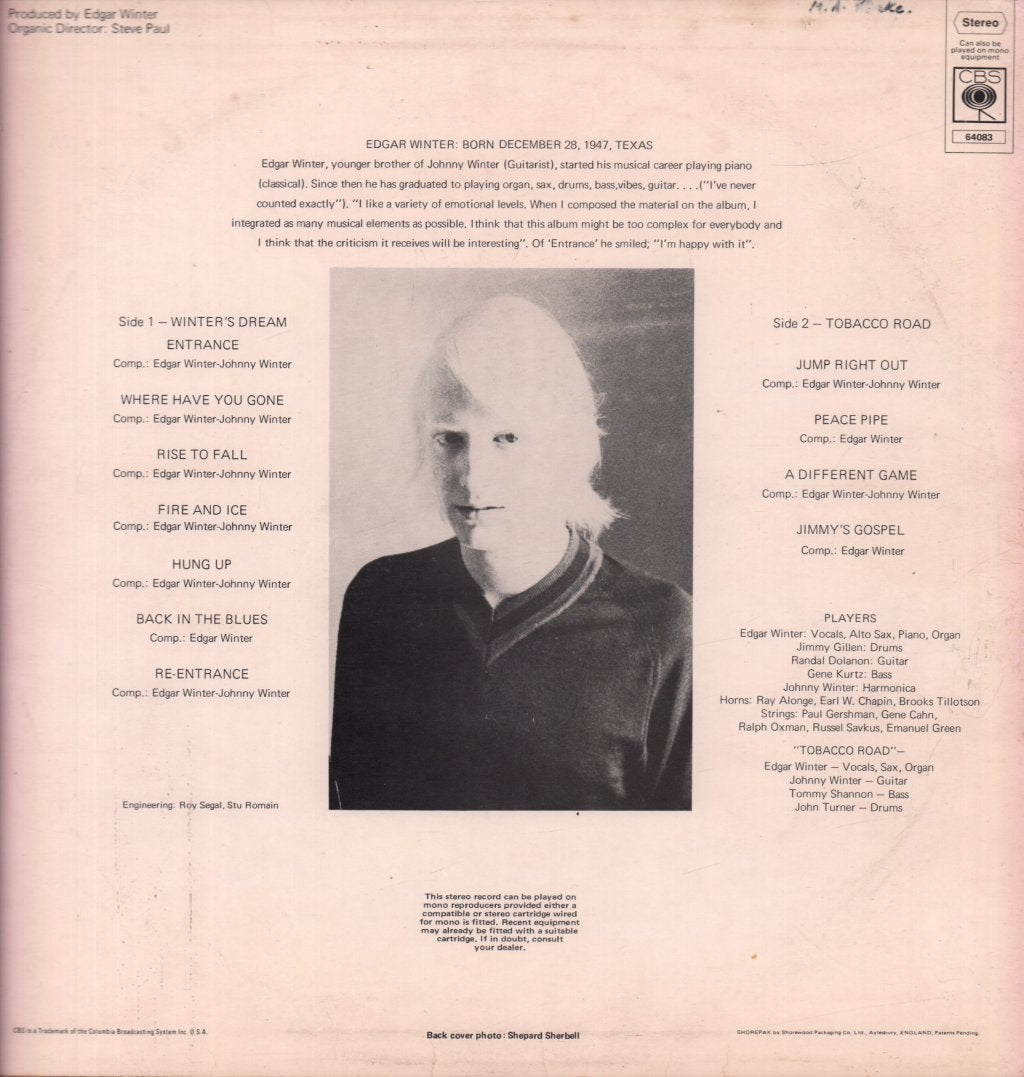 Edgar Winter - Entrance - Lp