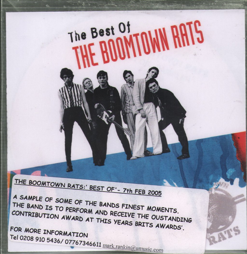 Boomtown Rats - Best Of...sampler - Cdr