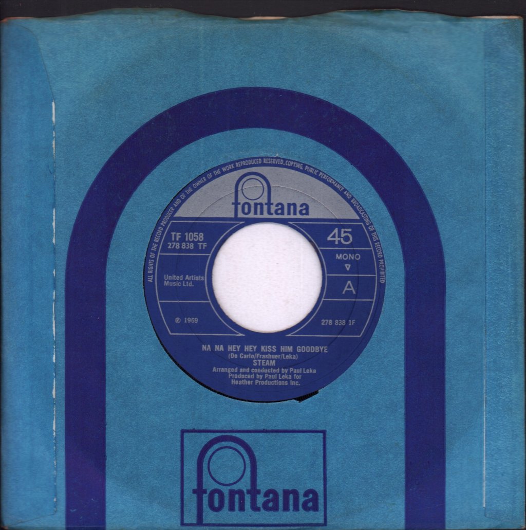 Steam - Na Na Hey Hey Kiss Him Goodbye - 7 Inch