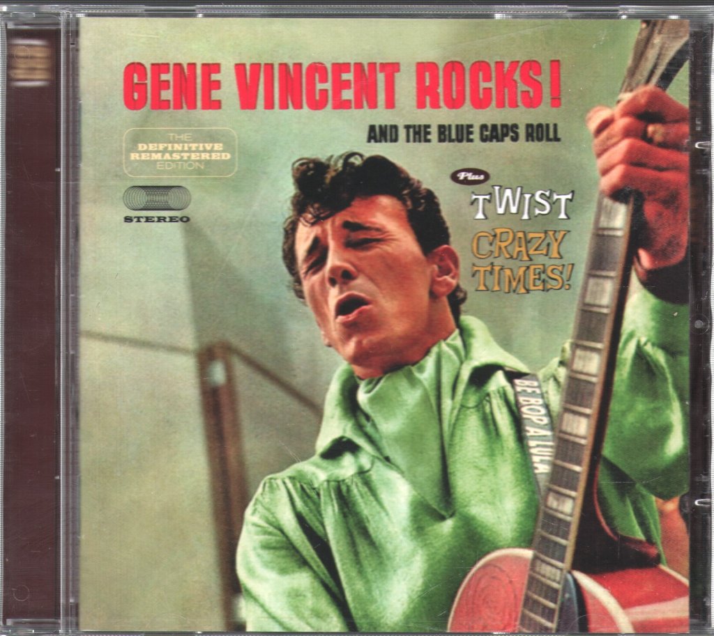 Gene Vincent - Gene Vincent Rocks! And The Blue Caps Roll + Twist Crazy Times - Cd