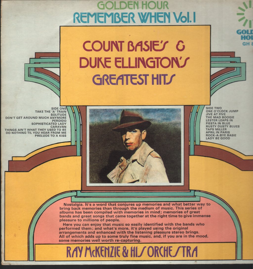 Ray McKenzie And His Orchestra - Remember When Vol.1 Duke Ellington's & Count Basie's - Lp