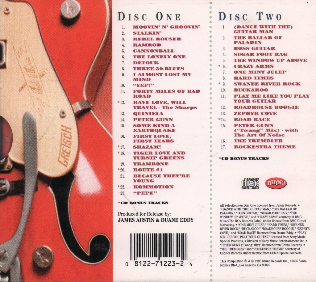 Duane Eddy - Twang Thang - The Duane Eddy Anthology - Cd Set