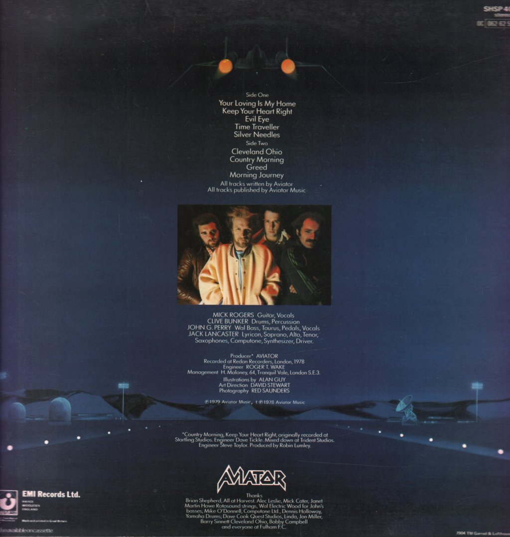 Aviator (Rock/Prog Group) - Aviator - Lp