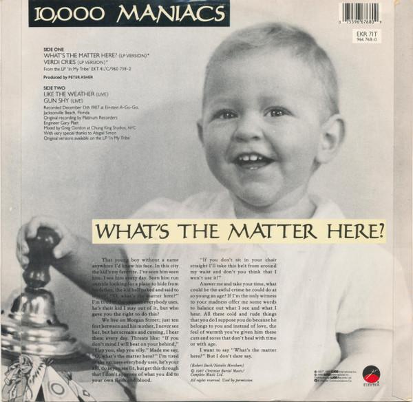 10,000 Maniacs - What's The Matter Here? - 12 Inch
