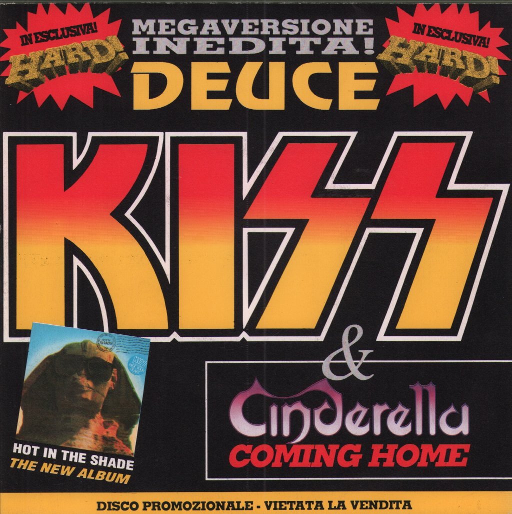 Kiss/Cinderella - Deuce/Coming Home - 7 Inch
