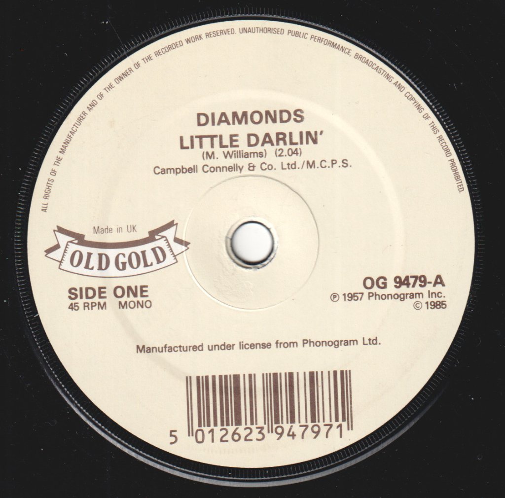 Diamonds - Little Darlin' - 7 Inch