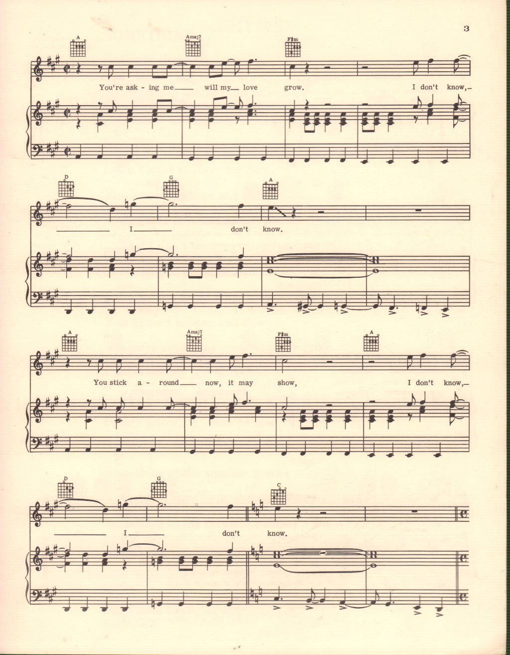 Beatles - Something - Sheet Music
