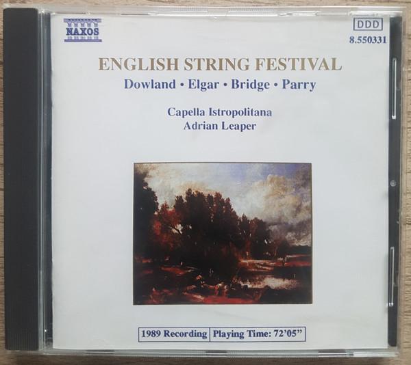Capella Istropolitana, Adrian Leaper - English String Festival - Cd