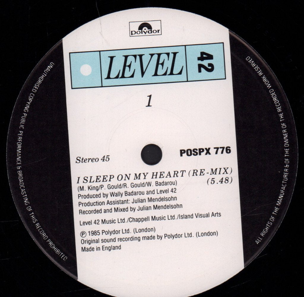 Level 42 - Leaving Me Now - 12 Inch