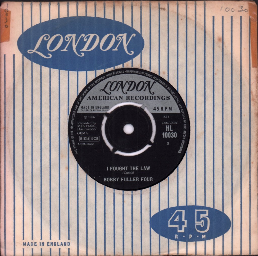 Bobby Fuller Four - I Fought The Law - 7 Inch