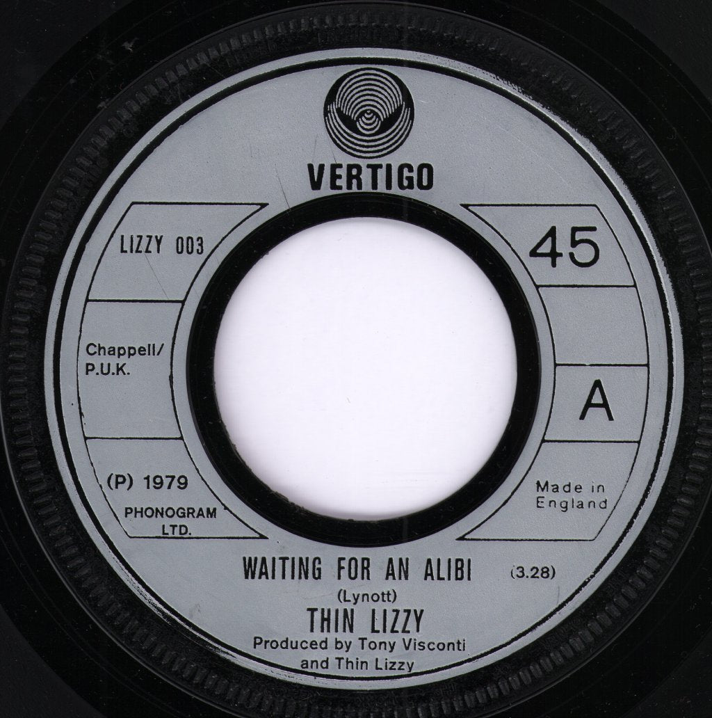 Thin Lizzy - Waiting For An Alibi - 7 Inch