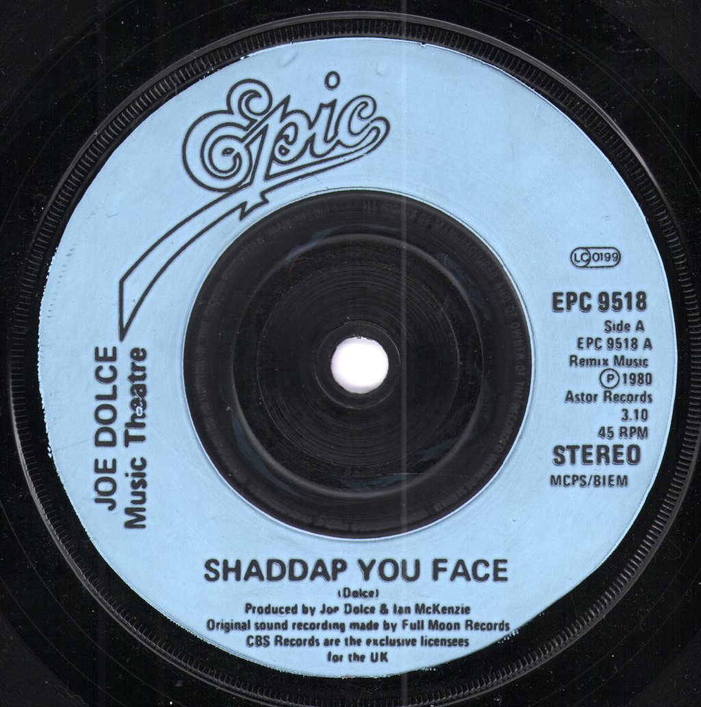 Joe Dolce - Shaddap You Face - 7 Inch