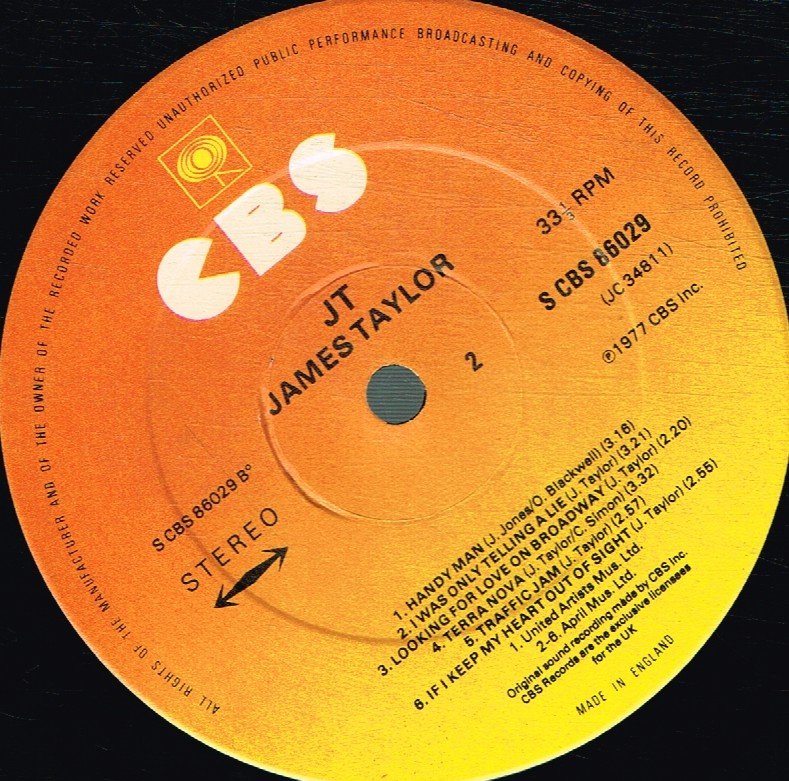 James Taylor - Jt - Lp