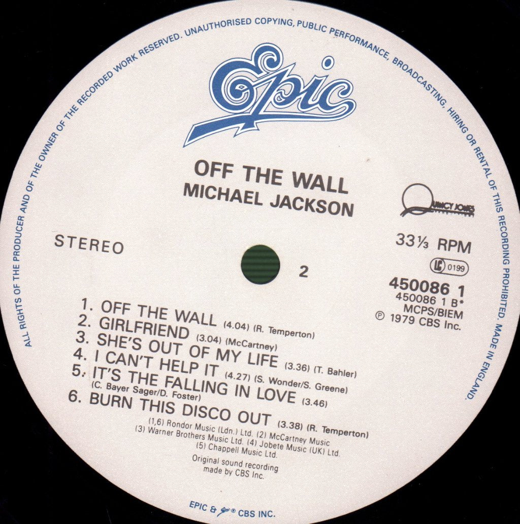 Michael Jackson - Off The Wall - Lp