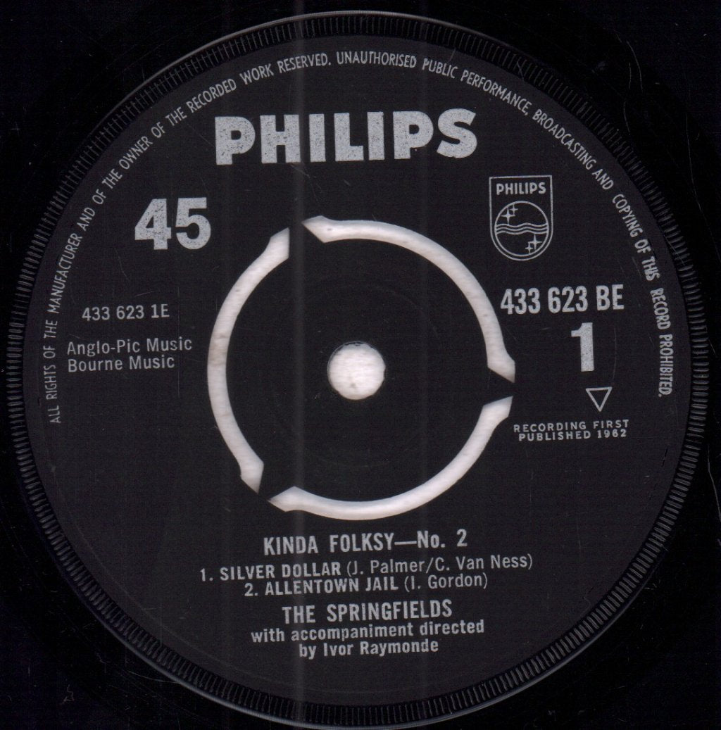 Springfields (60'S Group) - Kinda Folksy Number Two - 7 Inch