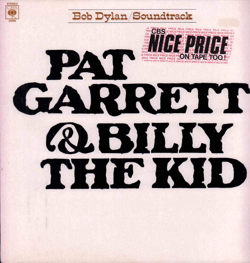 Bob Dylan - Pat Garrett & Billy The Kid Original Soundtrack Recording - Lp