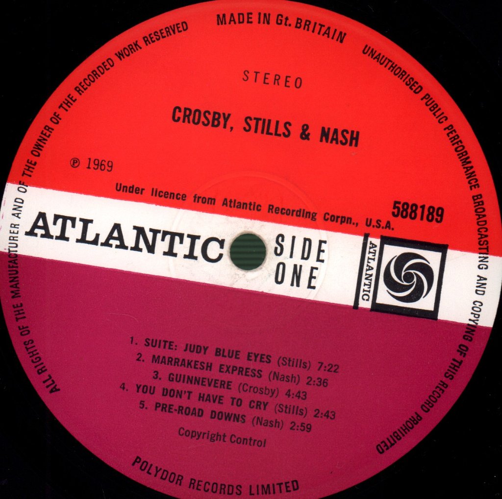 Crosby Stills And Nash - Crosby Stills And Nash - Lp