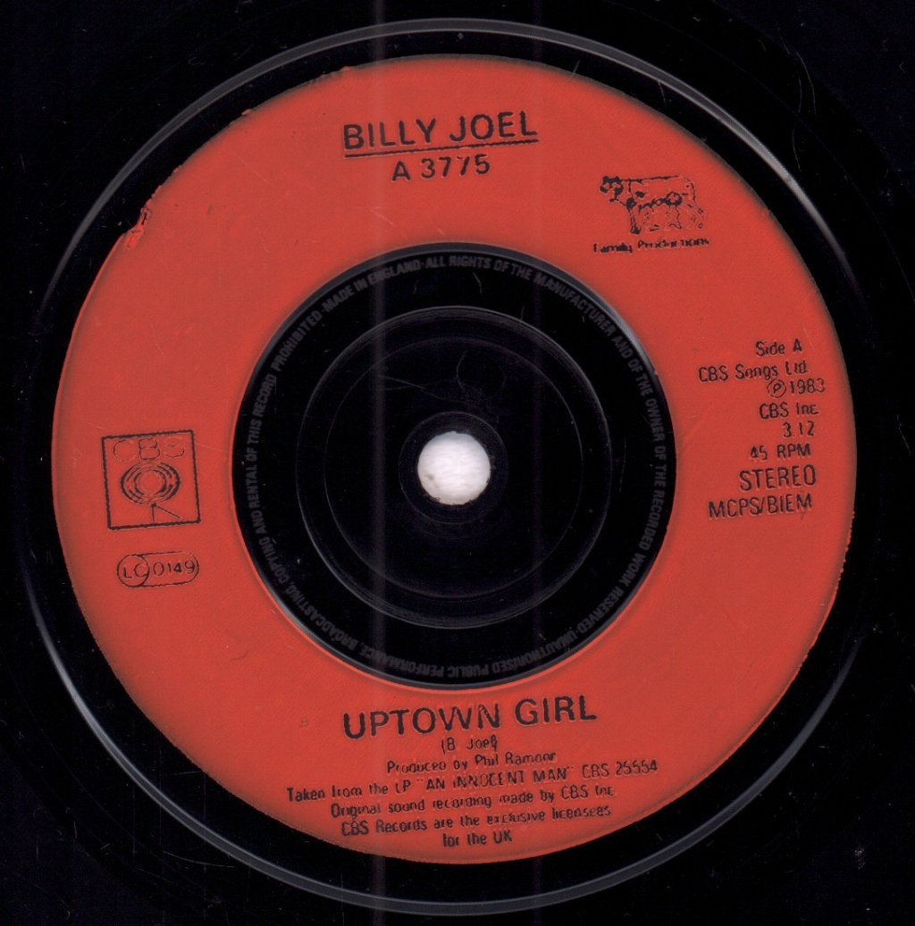 Billy Joel - Uptown Girl - 7 Inch
