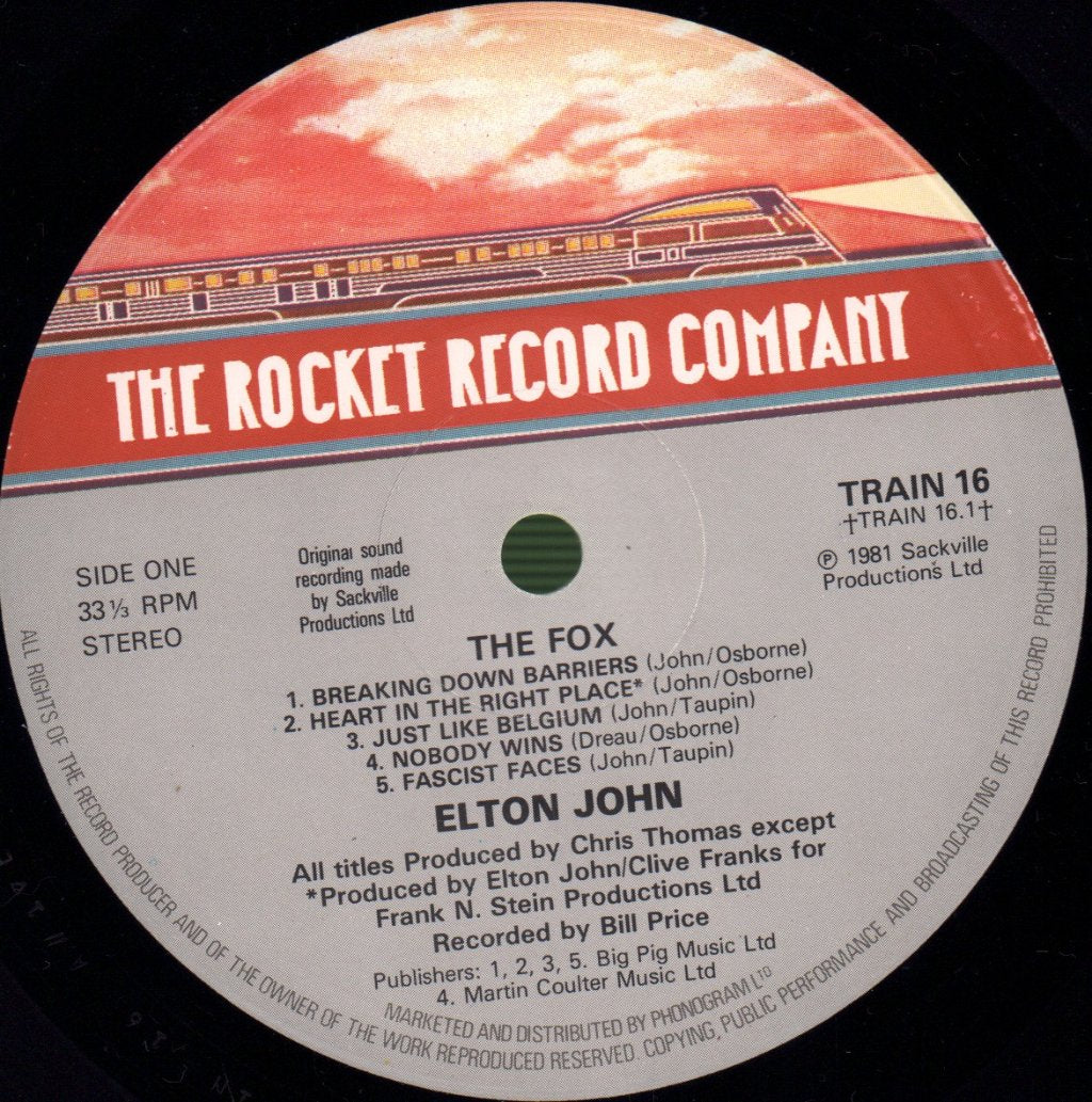 Elton John - Fox - Lp