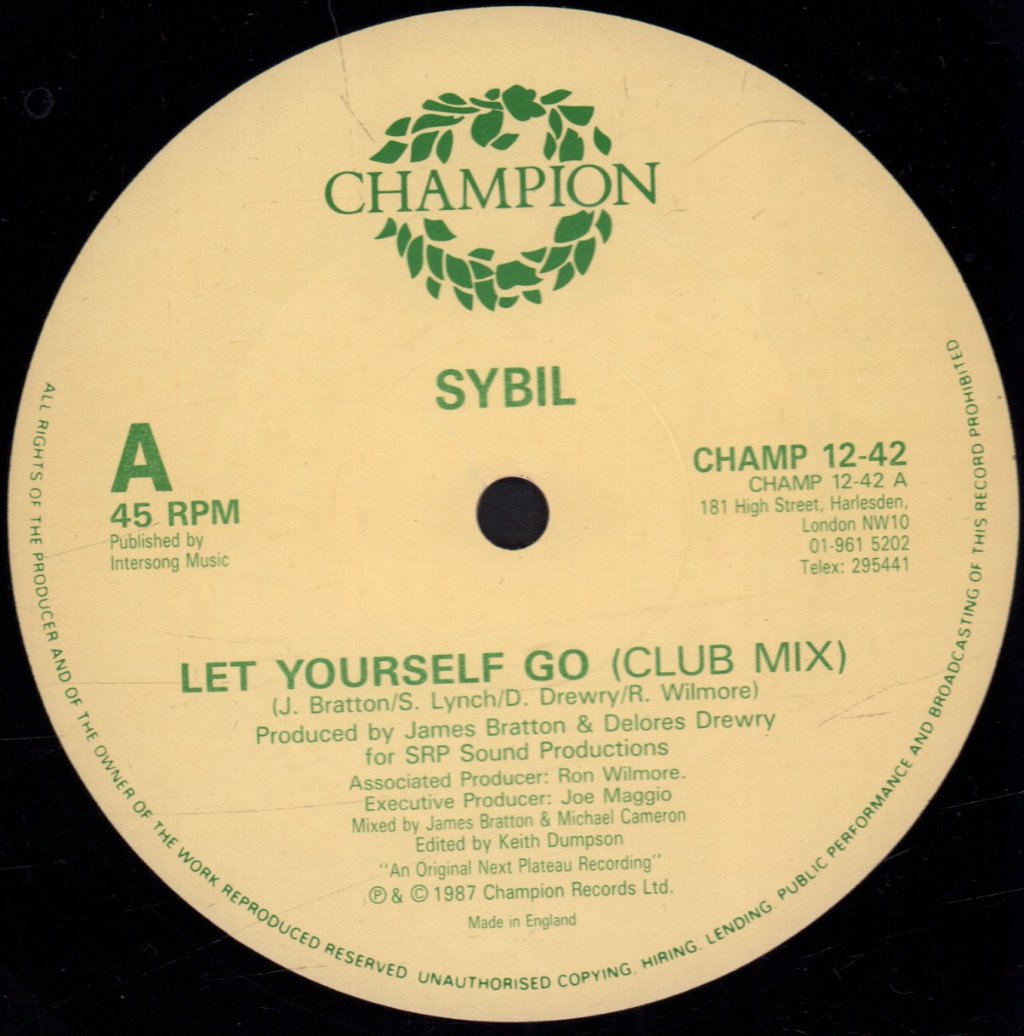 Sybil - Let Yourself Go - 12 Inch