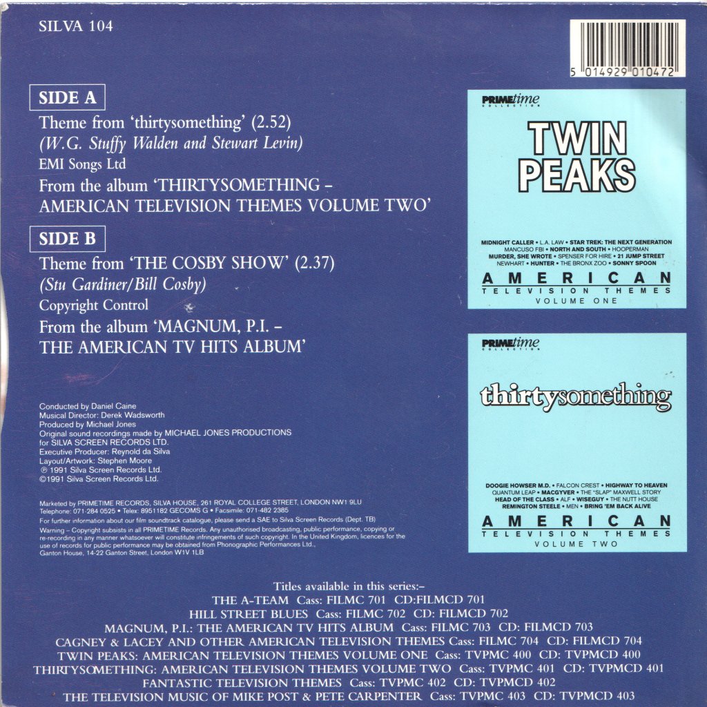Daniel Caine - Theme From Thirtysomething - 7 Inch