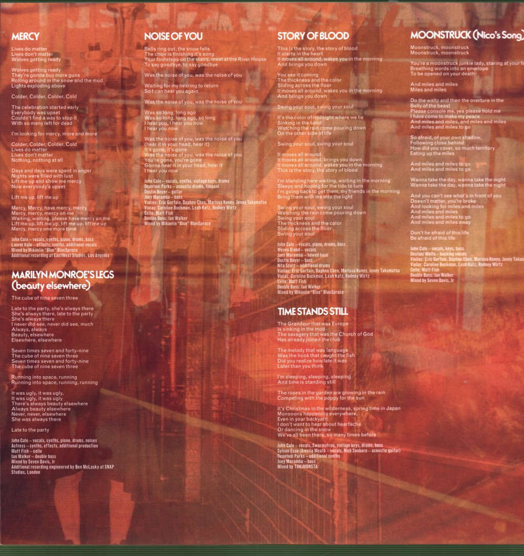 John Cale - Mercy - Double Lp